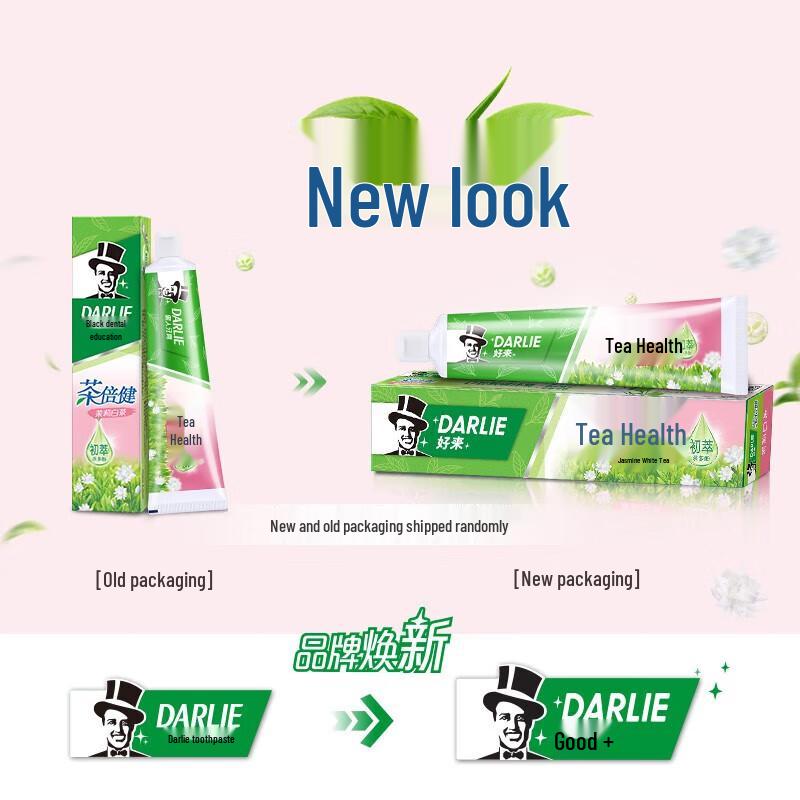 

Darlie Jasmine White Tea Fresh Breath Toothpaste 3 x 140g