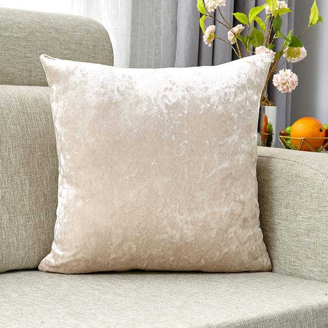 Ice Velvet Throw Pillow Cushion Cover Sofa Pillow Cushion Velvet Bedside Cushion Cover