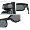 Non-polarized Men Square Arrow Rivets Fashion Sunglasses Small Frame Punk Women Popular Trending Sunglasses