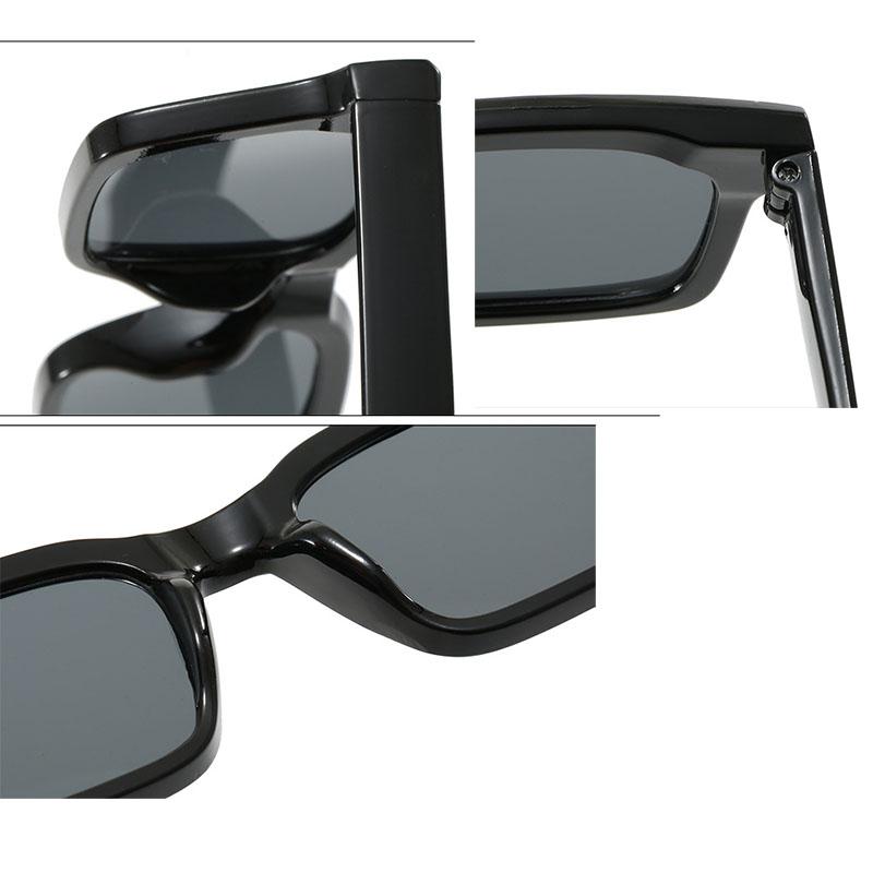 Non-polarized Men Square Arrow Rivets Fashion Sunglasses Small Frame Punk Women Popular Trending Sunglasses