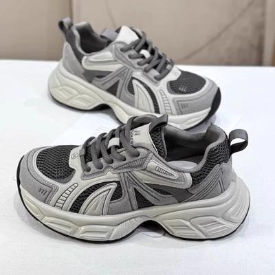 Platform Dad Shoes, Light Women's Shoes, Spring New Height-increasing and Foot-showing Small Casual Sports Shoes