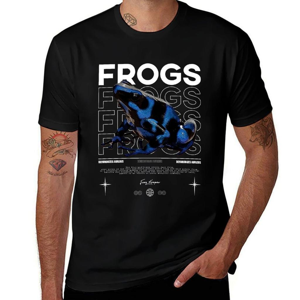 Dendrobatidae Aratus Dart Frog Streetwear Frog Keeper Tshirt Basic Regular Fit Casual Tshirt
