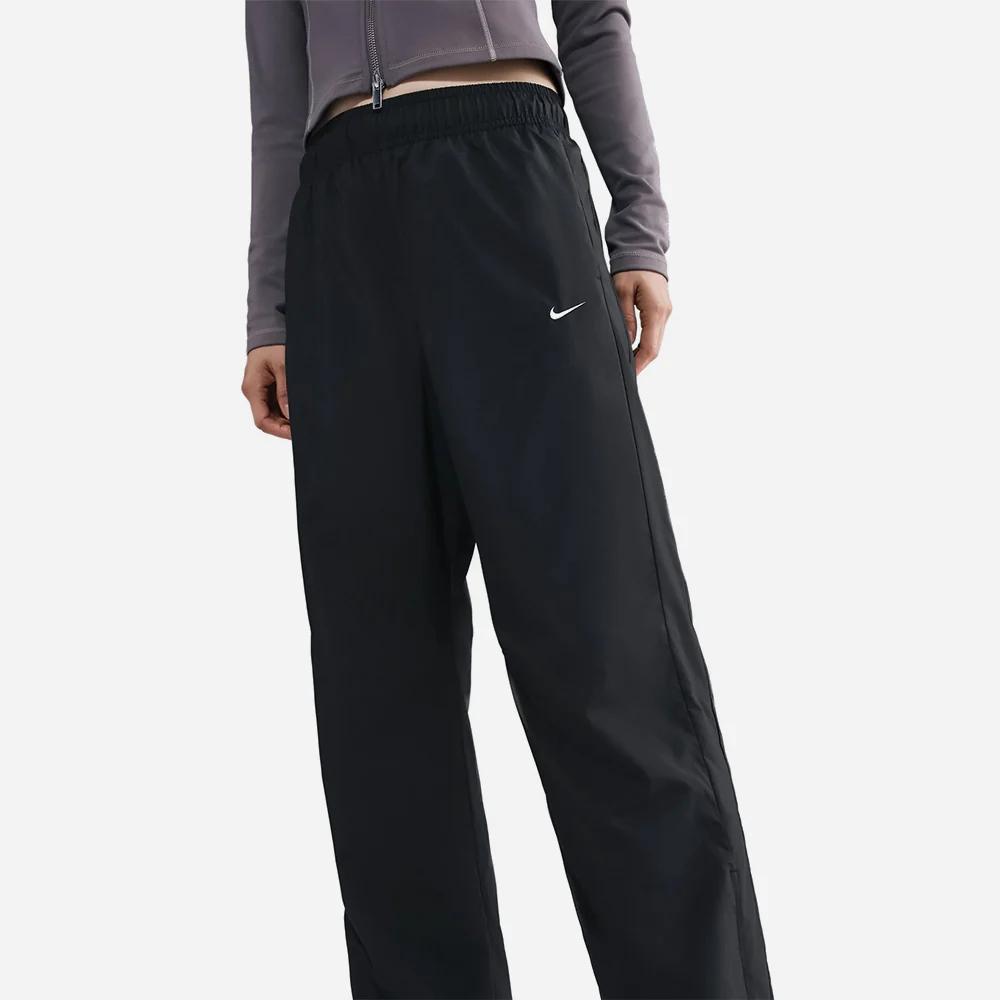 Nike Logo Elastic Waist Straight Leg Casual Pants Women Bottoms HV2325-010