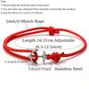Bracelet Ancre Mode Homme Corde 2mm Tressé à la Main Nautique Réglable Bracelet pour Couples Étudiant Bijoux Cadeau Pulseira