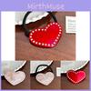 Stylish Acetate Hair Clips With Heart Rhinestone Accent For Trendy Summer Fashion