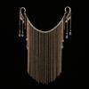Vintage Veil Mask Costume Hanfu Tassel Headwear Face Curtain Cover Elegant Photo Props Chinese Wedding Braid Accessories