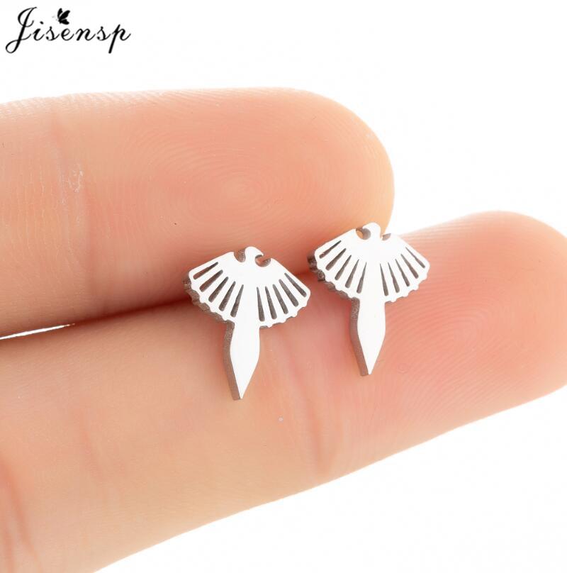 Multiple Mini Stainless Steel Bird Jewelry Earrings  Trend For Women Girls Cute Crane Parrot Bee Hummingbird Studs oorbellen