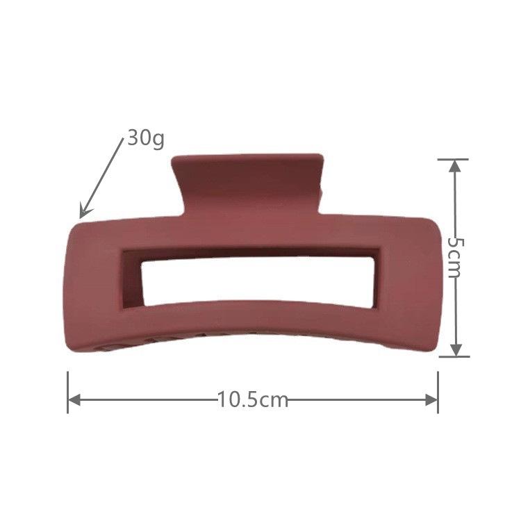Matte Square Retro Acrylic Hair Claw Clip for Women