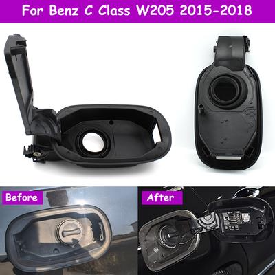 LHD RHD W205 Car Exterior Fuel Tank Cap Cover Surround Assembly For Mercedes BENZ C Class 2015-2018 2056304404,2056303204
