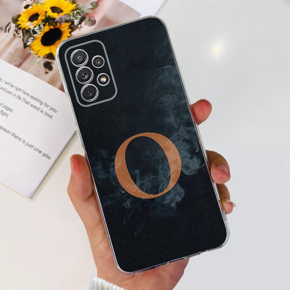 For Samsung Galaxy A52s 5G Case Samsung A52 4G 5G Cute Letter Soft Silicone TPU Phone Back Cover For SamsungA52 A 52 52S 5G