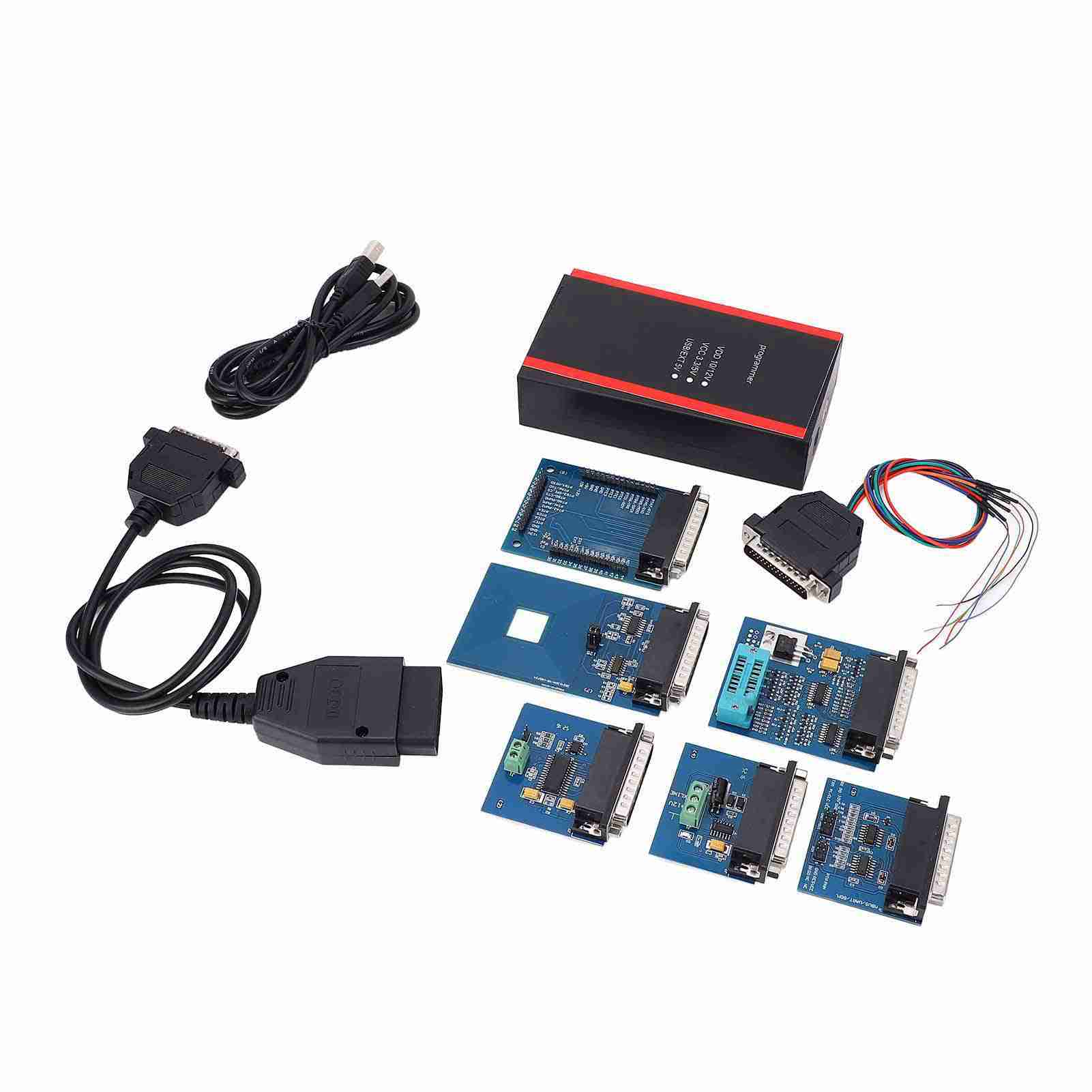 

11PCSSet Комплект программатора с полными адаптерами для IPROG Pro 2019 V85 для Windows XPVista78