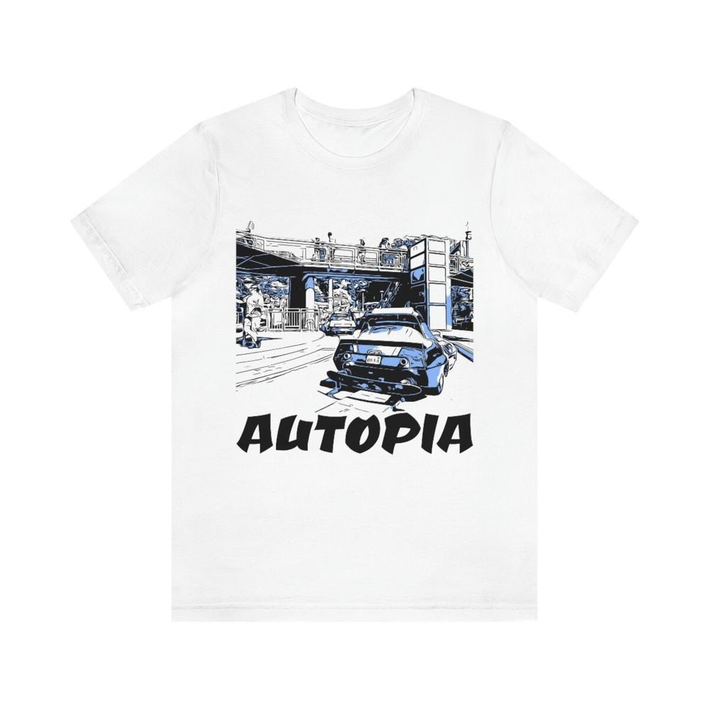 Tee Painting of Disneyland AUTOPIA Unisex T-Shirt XXXL