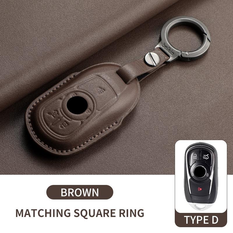 Leather Car Flip Key Case Cover For Buick Lacrosse Envision Excelle Encore Regal Enclave Verano Sportback Tourx Cars Key Shell