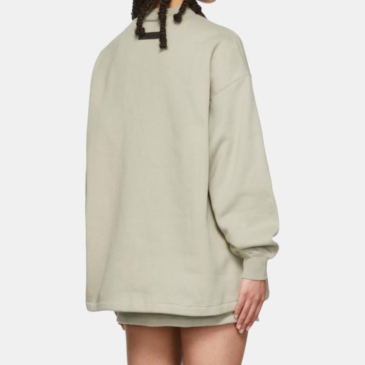 Fear of God Essentials FW22 Entspannter Rundhalsausschnitt Rauch Herren FOG-FW22-669
