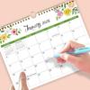 2026 Wall Calendar - 2026 Calendar Runs from January 2026 to December 2026, 8.5" x 11", Floral Calendar for Wall or Desk, Feminine Design for Office,