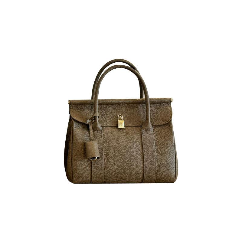 The first layer of cowhide and American fashion new versatile large-capacity workplace commuting single shoulder portable messenger women s bag