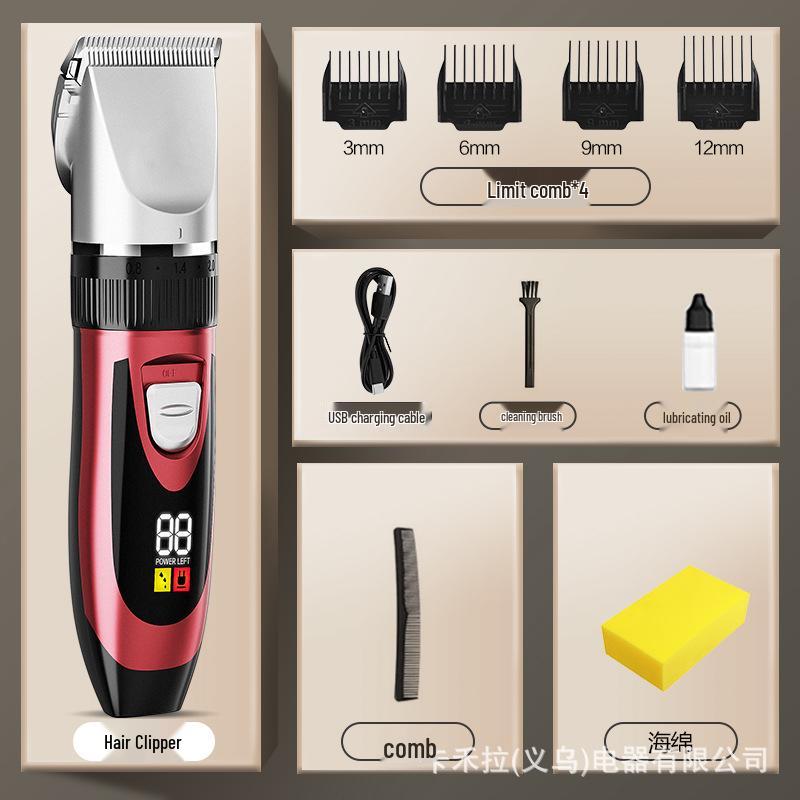Rechargeable Electric Hair Clipper & Trimmer Combo for Self-Haircuts