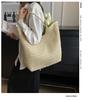2026 Spring/Summer Women's High-End Straw Woven Tote Bag - Large Capacity Beach Bag
