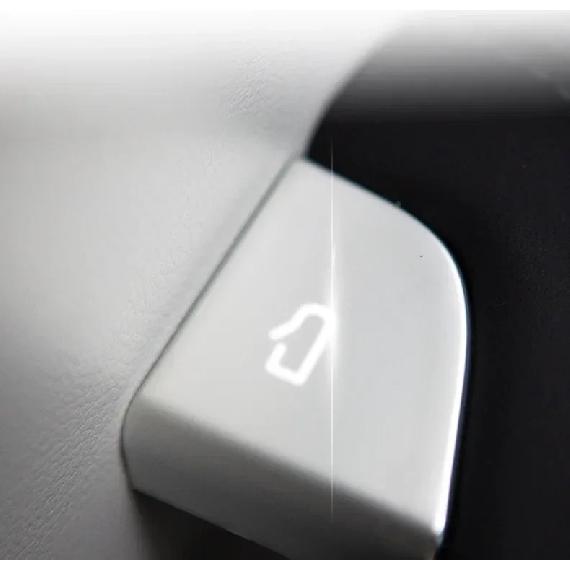 For Tesla Model 3 Highland Model Y Juniper/Launch 2025 Car Open Door Button Stickers 4X Handle Cover Interior Protection Trim