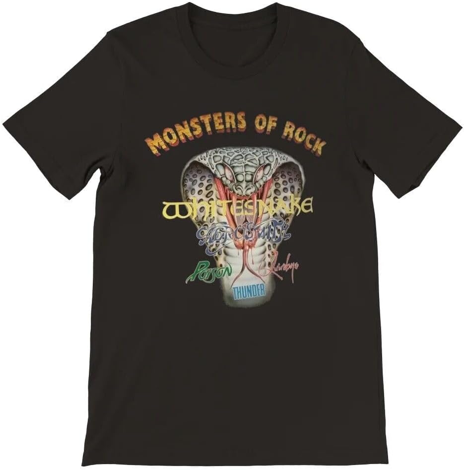 Monsters of Rock DONINGTON Park UK 1990 TEE Shirt Black XL XXL чёрный