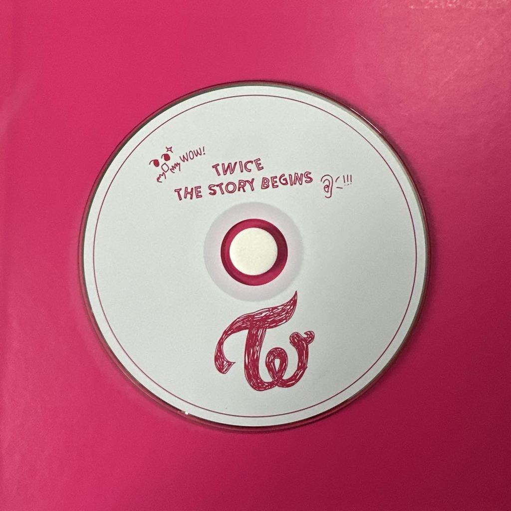 [USED] TWICE autographed the story begins