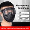 Anti-industrial Dust Cutting Splash Labor Protection Mask Harley Riding Windproof Sand Full Cover Electric Welding Face Cover