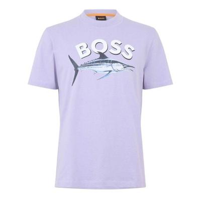 Mens Fish Cotton T-Shirt