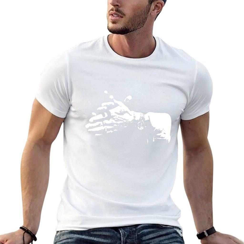 Palmas Flamenco Hands T-Shirt Blacks Kawaii Clothes Summer Tops Graphics T Shirts for Men Cotton