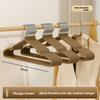 Super Thick Matte Resin Coat Hanger, Seamless and Anti-slip, Adult Thickened Coat Hanger Support Coat Hanger