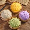 Dumpling Stress Balls Toy with Steamer Simulation Food Squishies Bun Fidget Sensory Toys for Home Desktop Decoration Party Gifts
