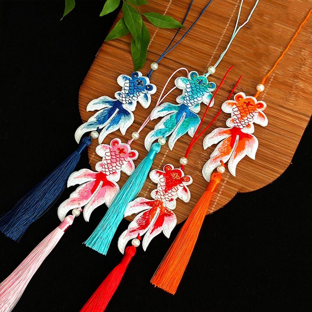 Ancient Style Hanging Koi Fish Pendant Chinese Tassels Ornaments  Spring Festival Celebration