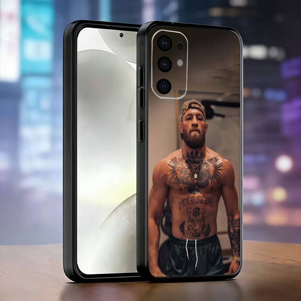 Conor McGregor Boxing Phone Case For Samsung S25,S24,S21,S22,S23,S30,Ultra,S20,Plus,Fe,Soft Silicone Black Cover