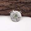 Green Amethyst Gemstone Pendant, 925 Solid Sterling Silver Pendant, Handmade Antique Jewelry, Gift For Mother Day