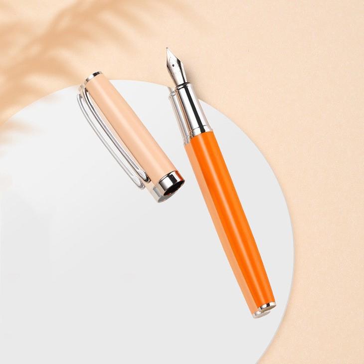 Business Metal Fountain Pen, Daily Writing Signature Pen, School Office Stationery Supplies