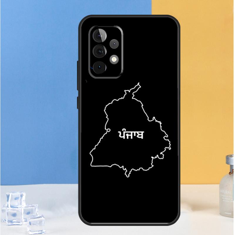 Punjab Map Outline For Samsung Galaxy A54 A34 A14 A13 A33 A53 A36 A05 A06 A16 A32 A52 A55 A35 A15 A56 A26 Case