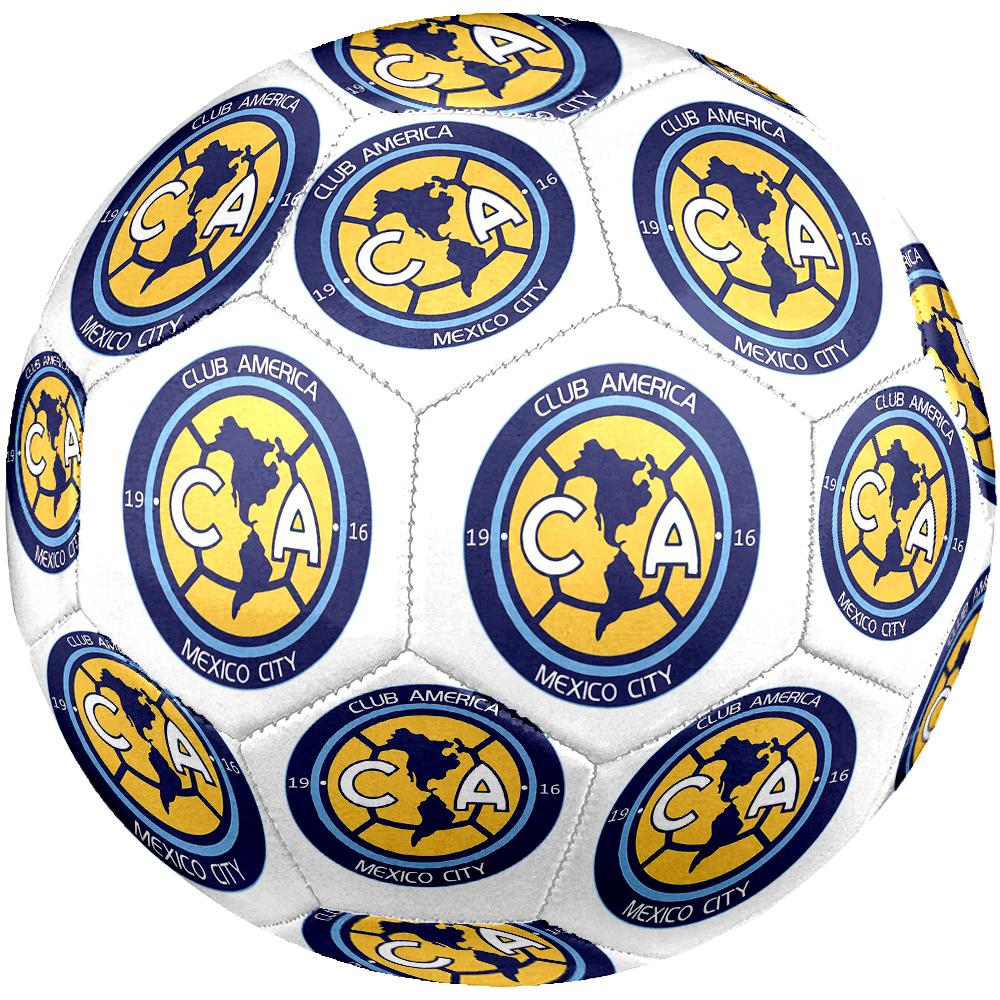 Club America Soccer Ball, colorful, suitable for all ages, machine-stitched, PVC material, competition grade, durable and high bounce