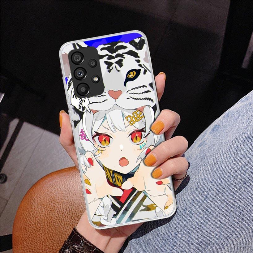 Süßes Anime-Mädchen INS Handyhülle Für Samsung Galaxy A17 A16 A15 A14 A13 A57 A56 A55 A54 A53 A37 A36 A35 A34 A33 A26 A25 A24 A23 Ga