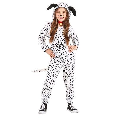 Costume de Cosplay de Chiot Dalmatien Tacheté pour Enfants - Performance de Noël & Jeu de Rôle Animalier