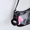 Cartoon Plush Monsters Pendant Phone Straps Lanyard Pocket Keychain Strap Backpack Charm Car Keys Decoration Chain