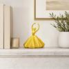 PLA Plastic Spinning Girl Statue Handicrafts Rotating Ballet Ornaments  Living Room Party Decor