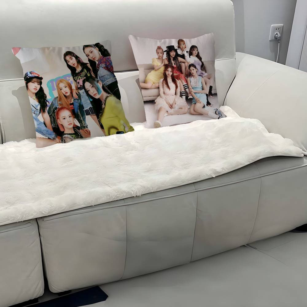 Kpop S-STAYC Cushion Cover Pillowcase Upholstery Sofa Throw Pillow Home Decor Pillowcas