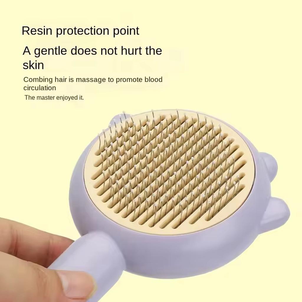Pet Slicker Brush Deshedding Grooming Tool for Cats Massage Cleaning