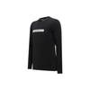 Emporio Armani FW23 Solid Logo Print Crew Neck Long Sleeve T-Shirt Men Tops Black 111023-3F517-0020