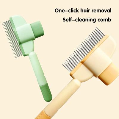 Cat Knotting Comb Pet Hair Remover Cat Self-Cleaning Comb Pet Dog Cleaning Tools Pet Supplies Grooming Fine-toothed