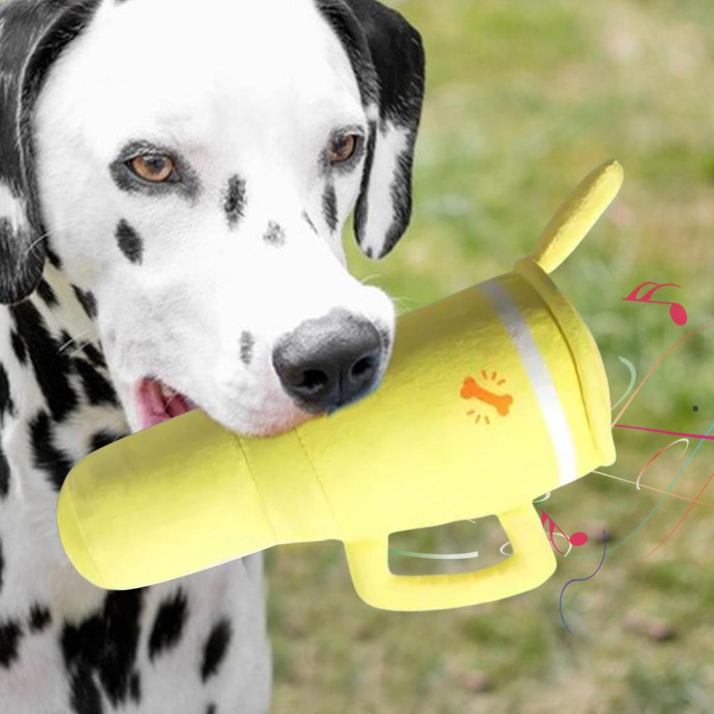 Squeaky Toys For Dogs Plush Water Cup Chew Toy For Puppy Boredom Relief Teether For Large Medium Small Breeds Chew Play Training