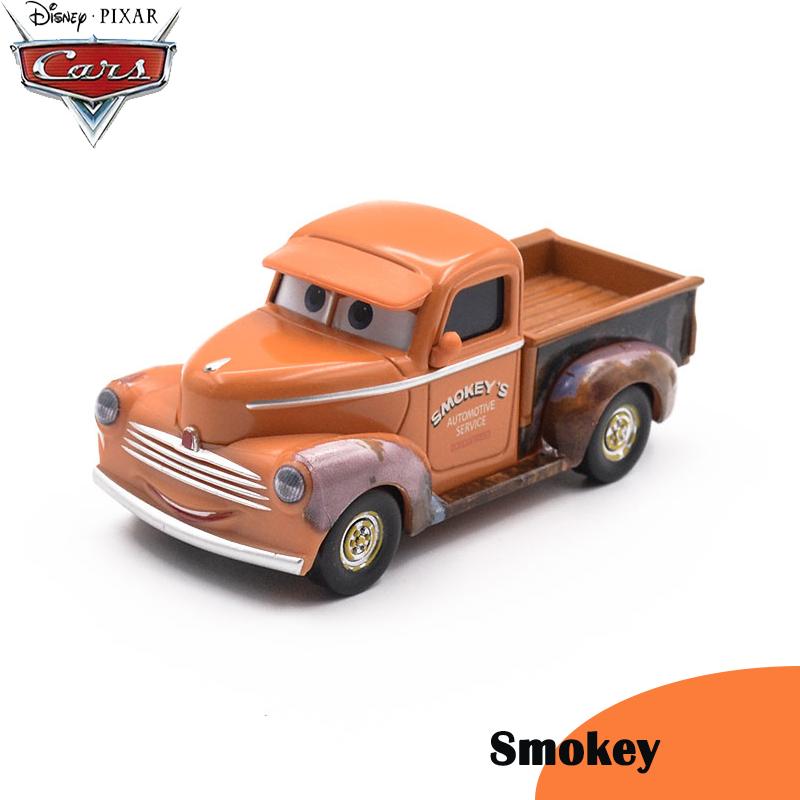 1:55 Pixar Cars 3 2 Classic Car Lightning McQueen Chick Hicks Finn Diecast Toys Children Birthday Gift Toys