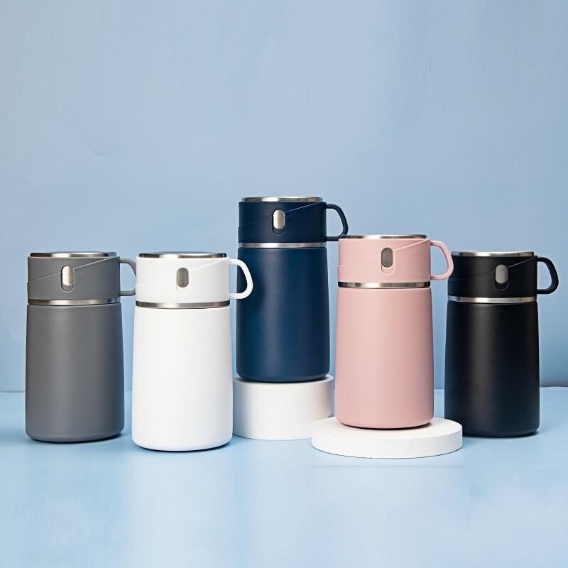 800ml 316 Stainless Steel Vacuum Flask Gift Set Custom Logo Printing Christmas New Year Corporate Present