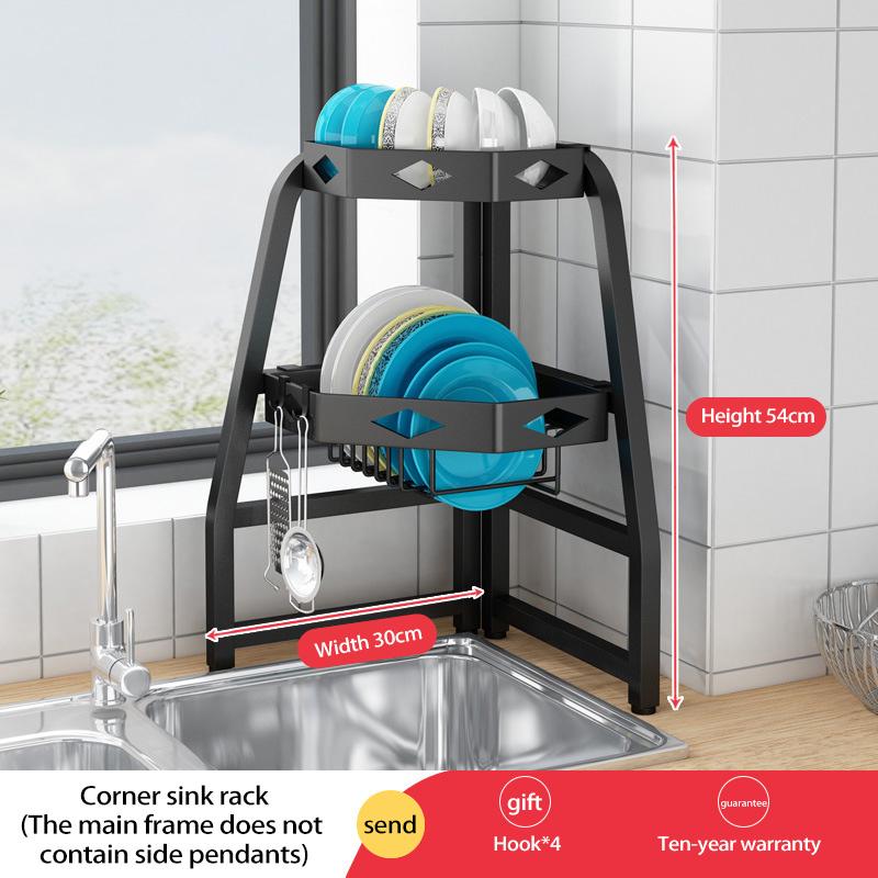 

Кухонные складные полки для хранения в углах Органайзер для кухонной мойки Держатель для разделочной доски Кухонные аксессуары