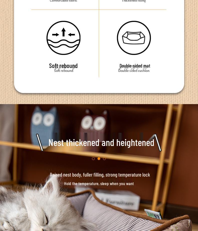 Blumiges Frisches Sommer-Hundebett für Kleine bis Mittelgroße Hunde, Abnehmbar und Waschbar, Alle Jahreszeiten