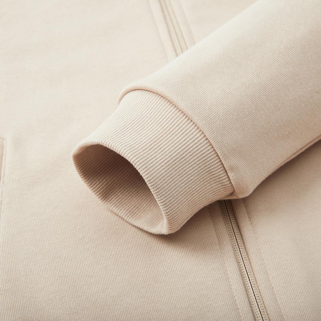 Adidas Letter Stand Collar Zipper Casual Long Sleeve Jacket Men Jacket Khaki JJ0432